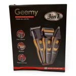 جعبه ماشین اصلاح ۳ کاره شارژی جیمی مدل GM-595 شامل شیور، موزن بینی و خط زن
